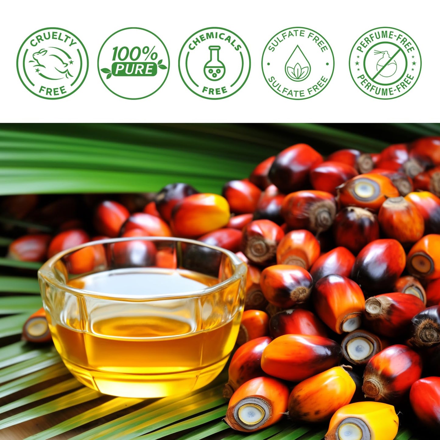 VXHDAG Batana Oil - 100% Pure & Natural from Honduras for Hair Growth, Eliminates Split Ends, Enhances Radiance & Nourishment for All Hair Types, 2.02 fl oz