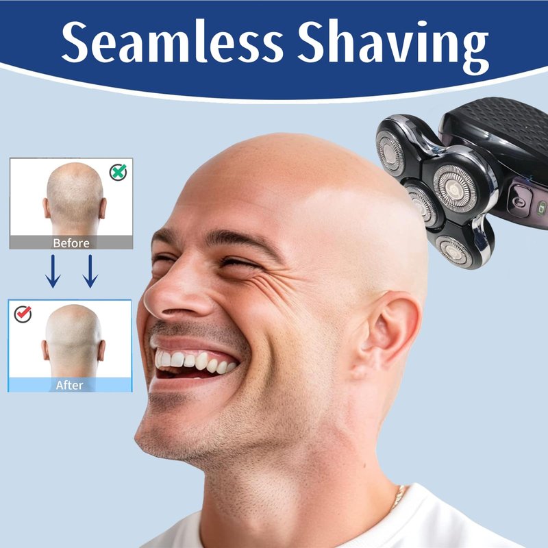Balder Pro Replacement Head for Remington Balder Pro Head Shaver SPR XR7000,5 Dual Track Heads for Remington Shaver Replacement Heads-Precision Electric Shaving for Bald Men.(2Pack)