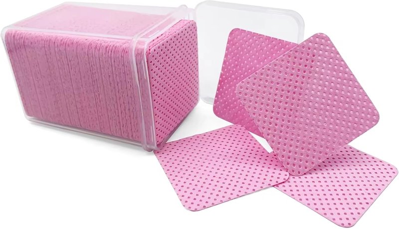 Disposable Cotton Pad Wipes - 200PCS for Nail Polish & Eyelash Glue Removal | Lint-Free