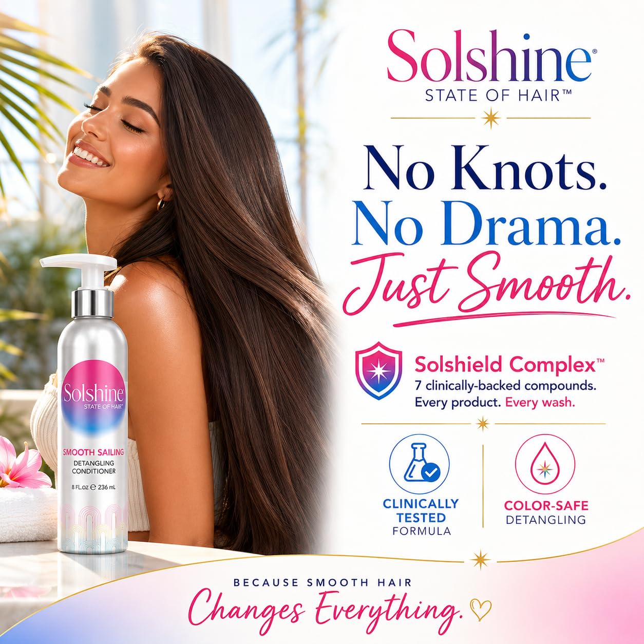 Solshine Hair Smooth Sailing Detangling Conditioner