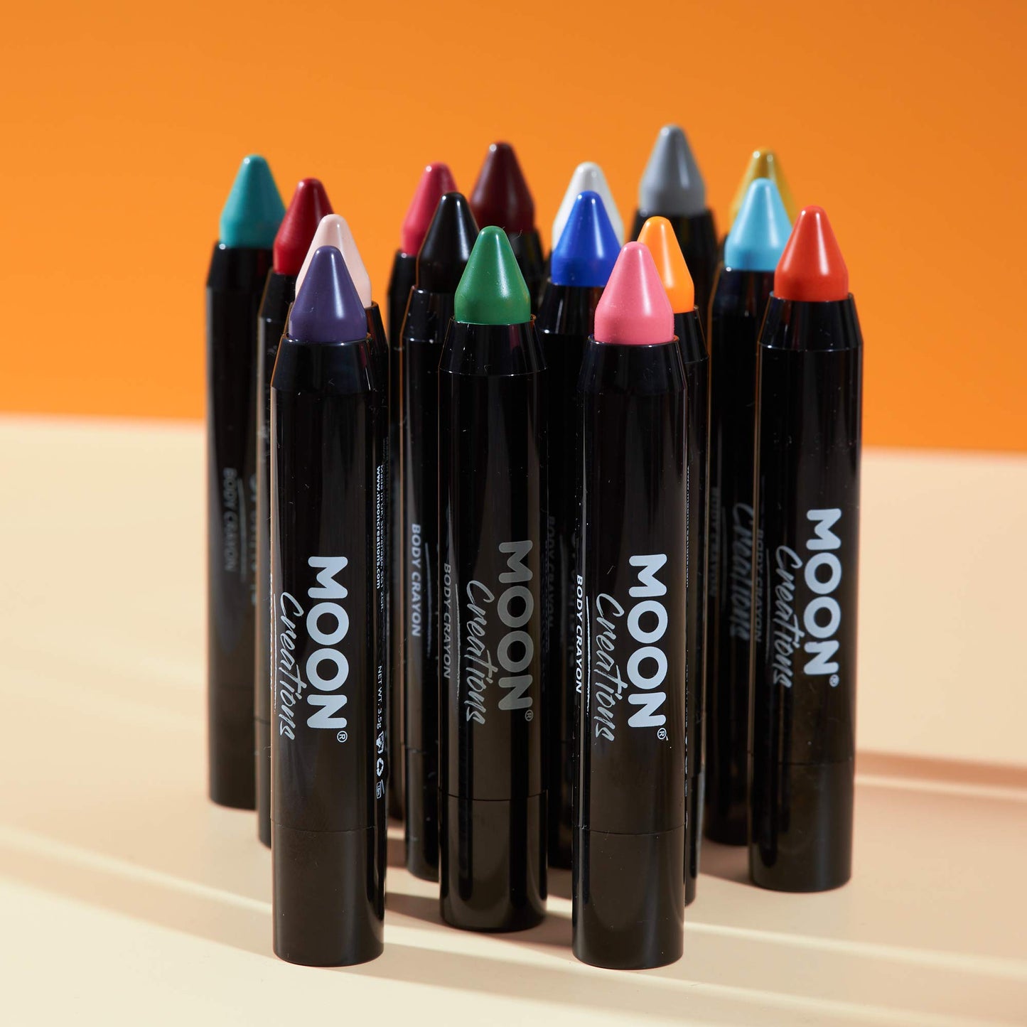 Face Paint Stick / Body Crayon makeup for the Face & Body by Moon Creations - 0.12oz - Red