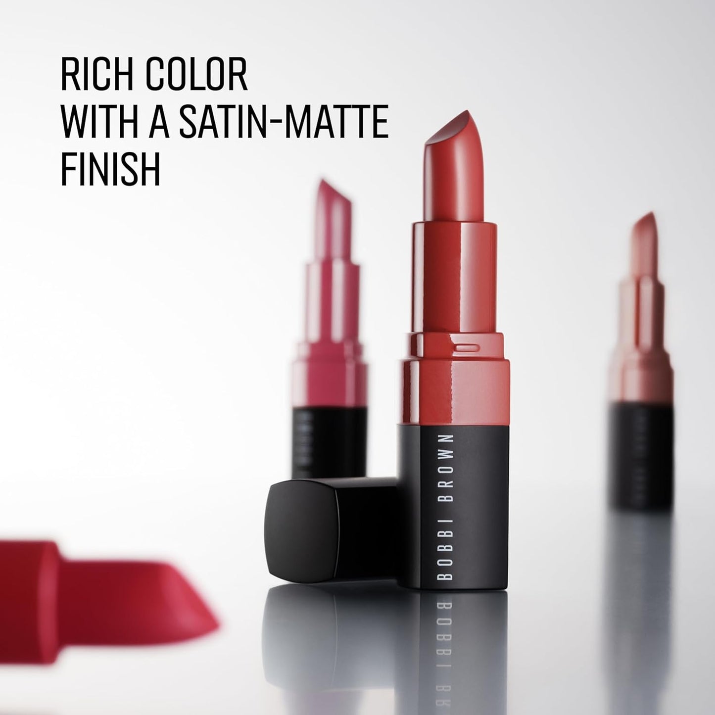 Bobbi Brown Crushed Lip Color - Hydrating Satin-Matte Lipstick | High-Pigment, Long-Lasting Wear
