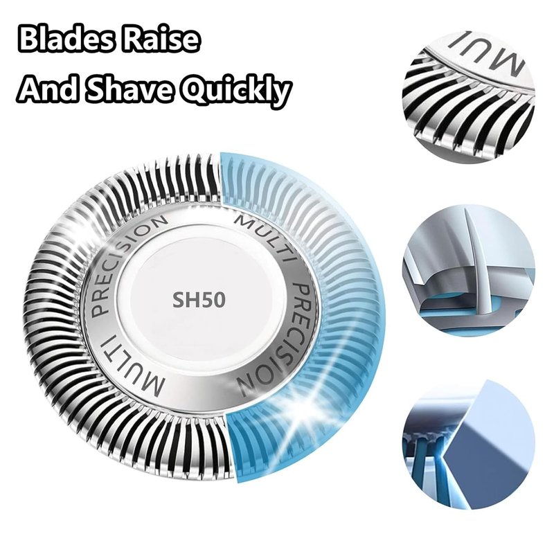 SH50/52 Replacement Head Compatible With Norelco 5000 Series Electric Shavers, Sh50 Replacement Head Compatible With Norelco Shaver S5000 S5110 S5100 S5080 S5420 S5070 Heads