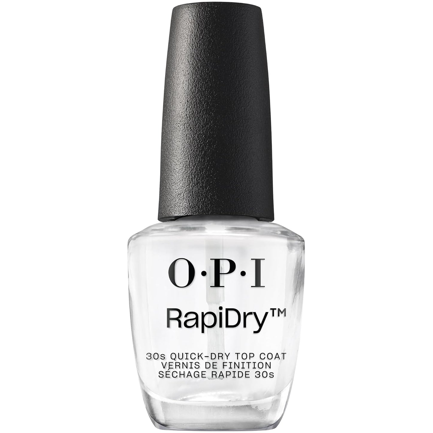 OPI Nail Lacquer Top Coat - Clear Quick-Drying Nail Polish | High Shine & Chip Resistant, Long-Lasting Protection
