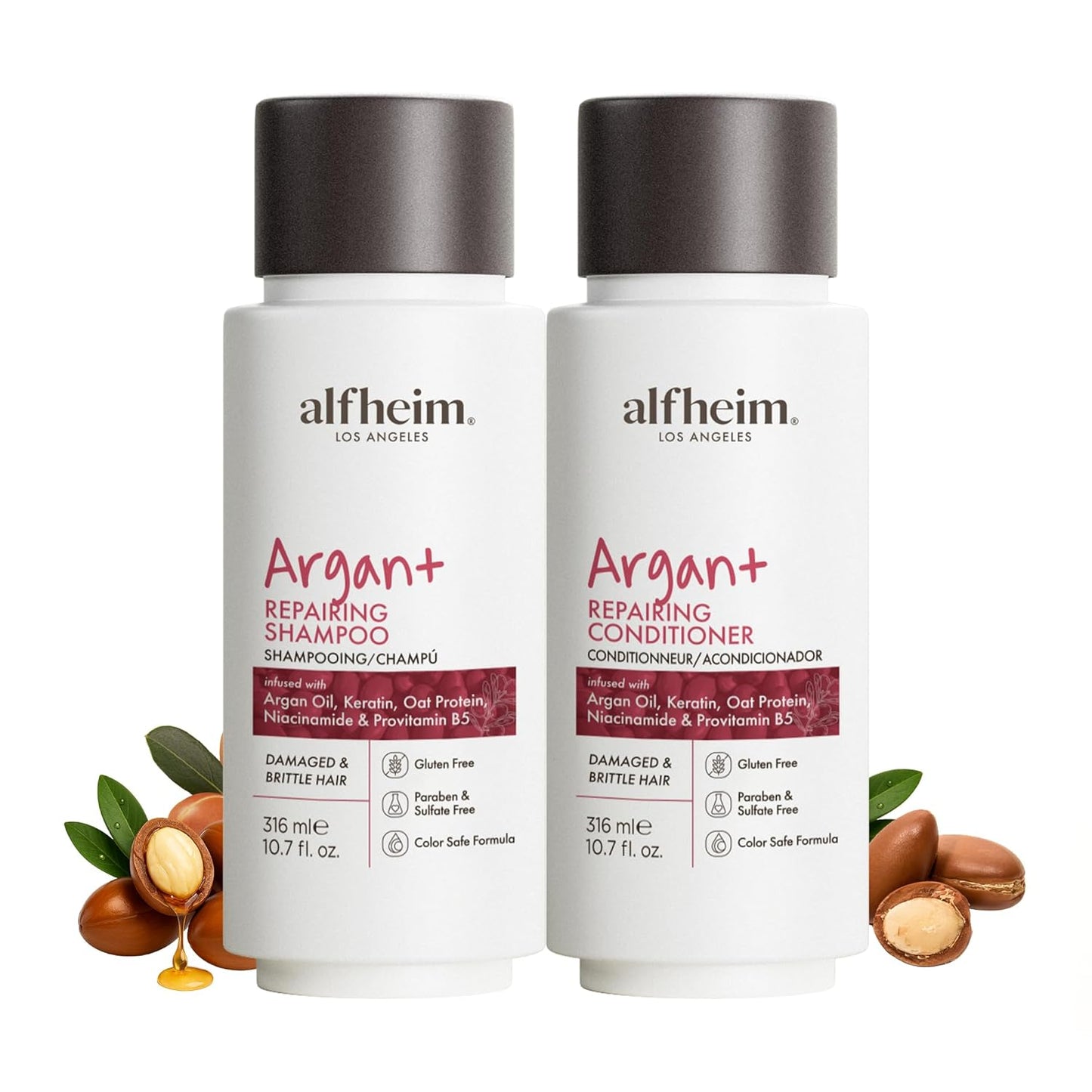 Rosemary+ Purifying Shampoo & Conditioner Set - Balancing Care for Oily & Fine Hair | 18 oz x2