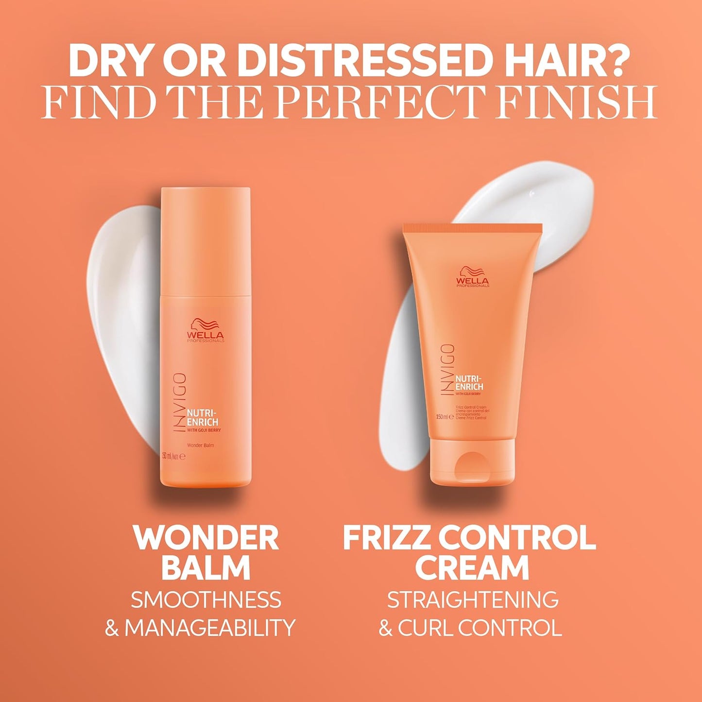 Wella Professionals Invigo Nutri-Enrich Conditioner - Deep Nourishing Formula for Dry, Stressed Hair with Goji Berry Extract | 33.8 Fl Oz