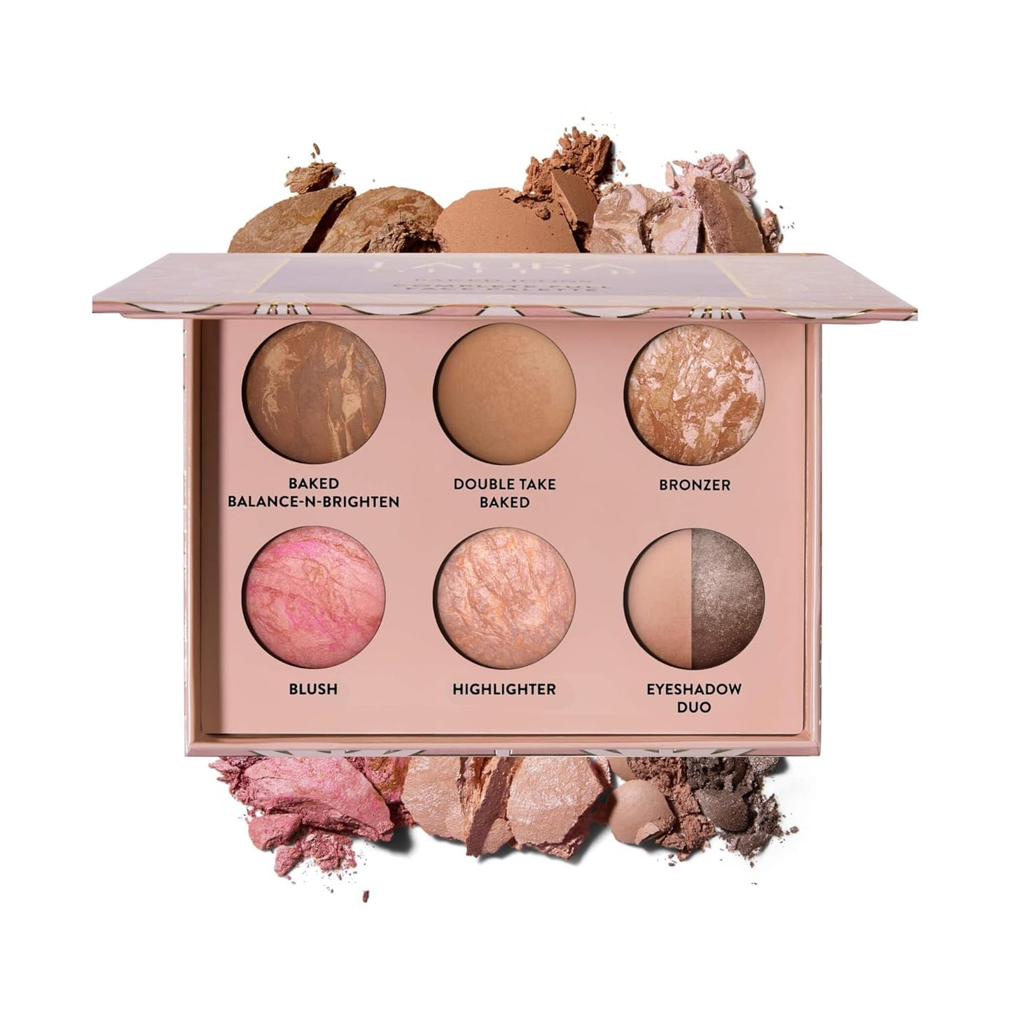 Laura Geller Baked Icons Complete Face Palette - All-in-One Makeup for Mature Skin | Porcelain Finish
