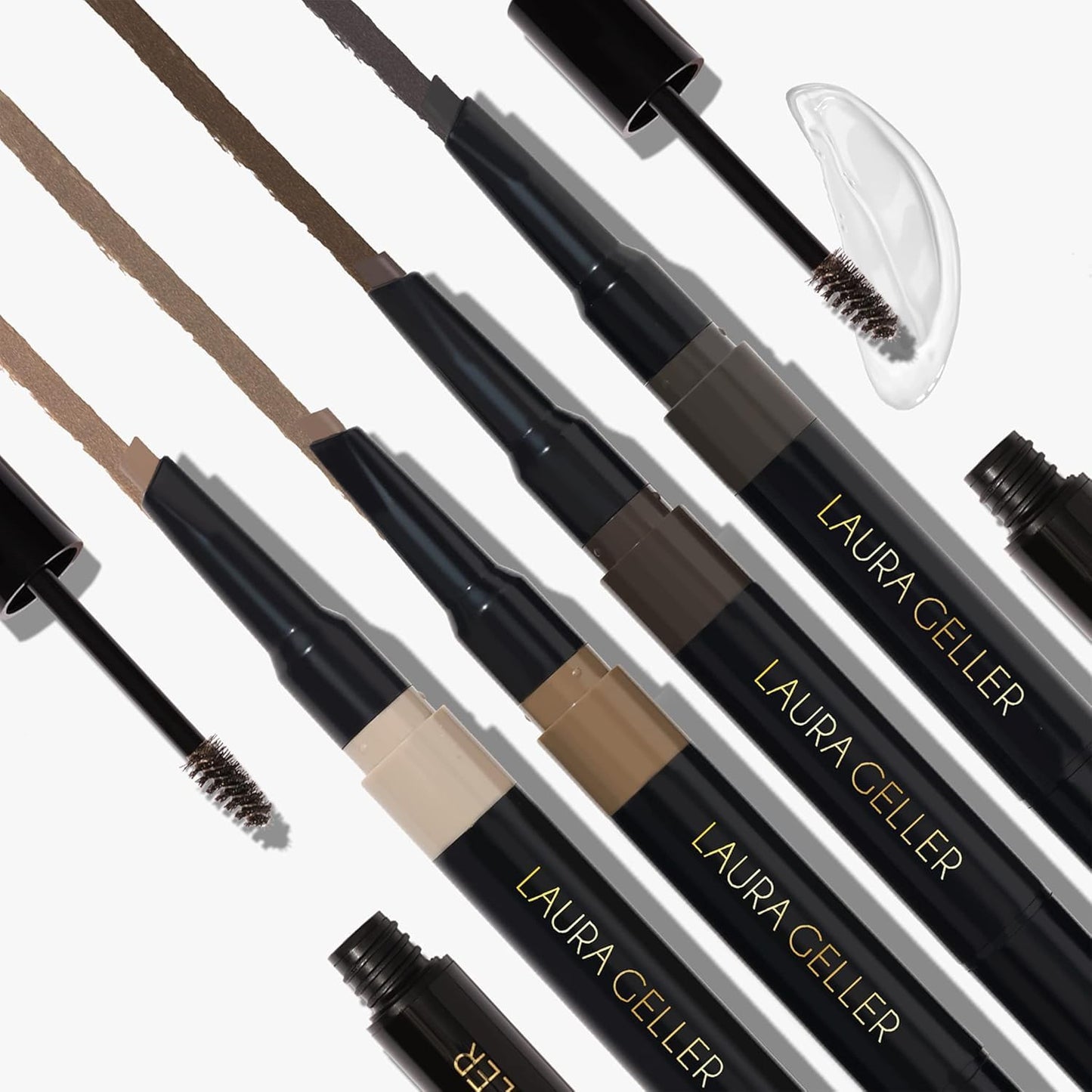 Sculpt-n-Stay Waterproof Eyebrow Pencil & Brow Gel - Dark Brown | Fills Sparse Brows, Defines & Sets, Smudge-Proof