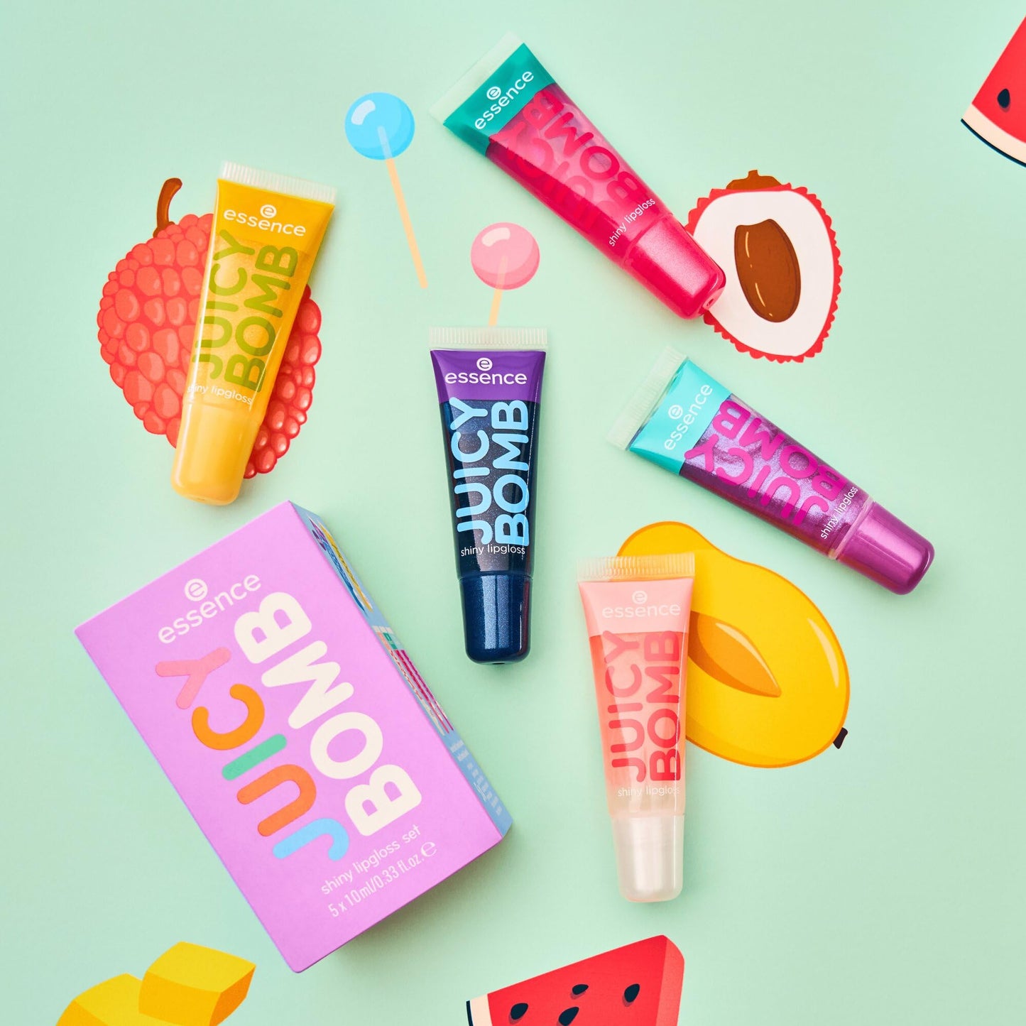 Lip-gloss Essence Juicy Bomb Nº 102-witty watermelon 10 ml