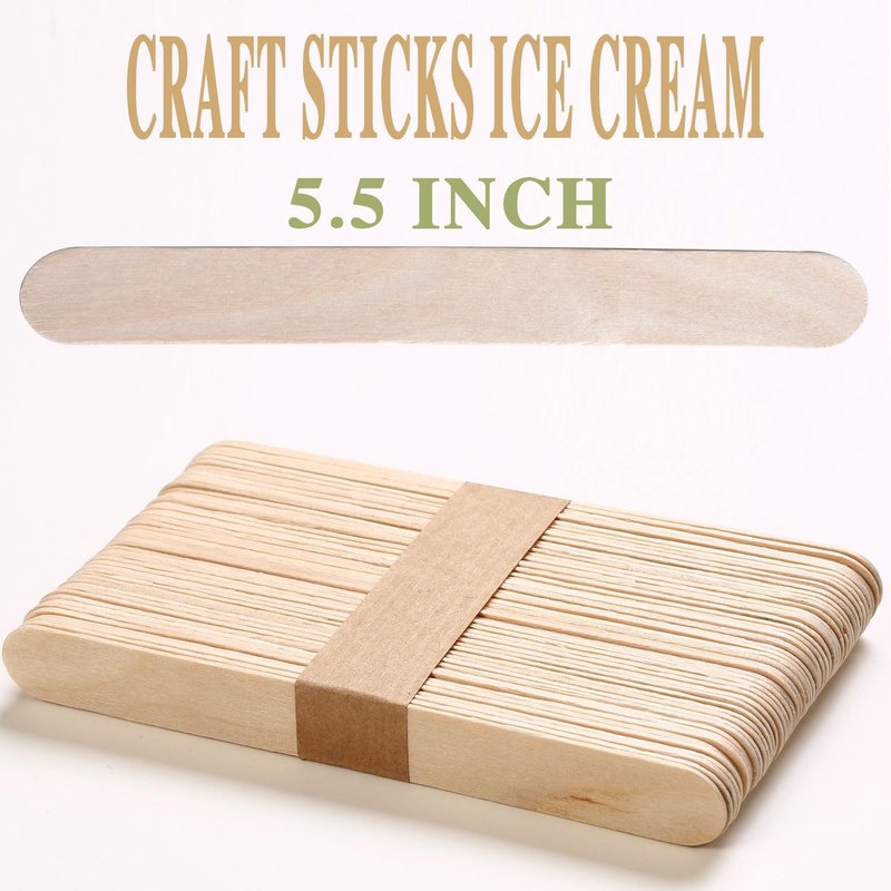 150PCS Waxing Sticks for Hair Removal - Borogo 5.5 inch Premium Splinter-Free Wooden Sticks for Waxing, Wax Stick for Body and Face Waxing