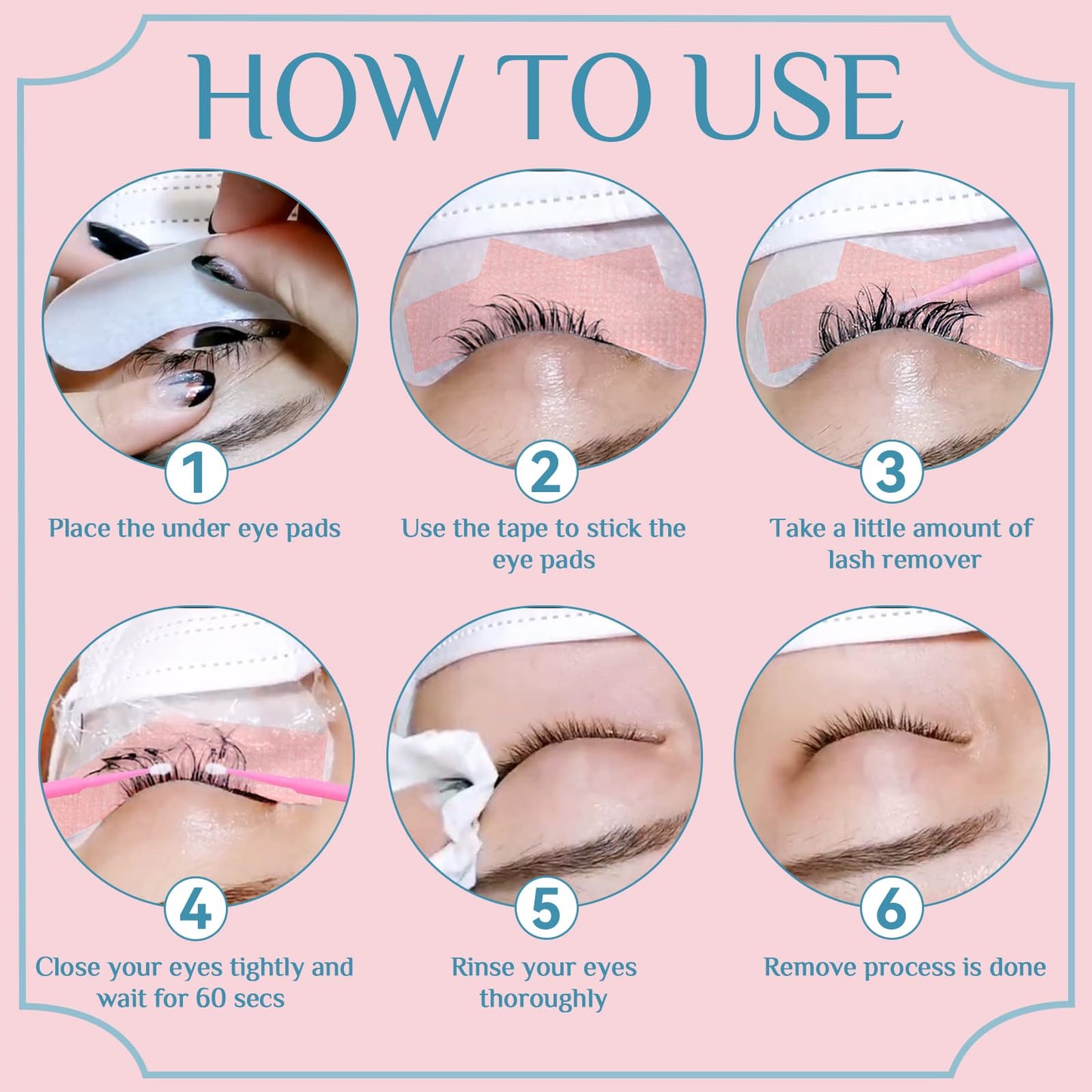 Tiepetly Eyelash Extension Remover 10g, Quick Dissolves Powerful Lash Extension Remover, Low Irritation, No Residual, for Professional or Salon Use