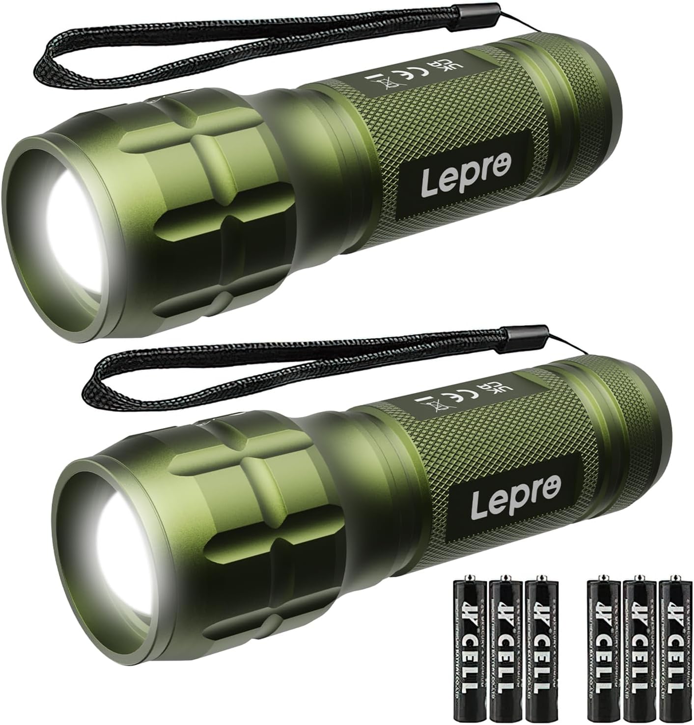 LED Flashlights - High Lumens Waterproof Tactical Flashlight | Adjustable Focus for Outdoor & Emergency Use