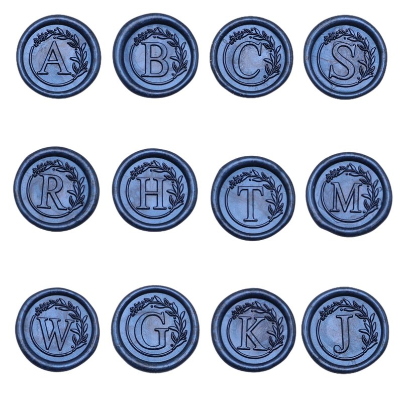 732 Pcs Sealing Wax Stamp Kit with Electric Wax Seal Warmer, Initial Alphabet M Seal Stamp, Assorted Colors Waxseal Beads, Spoon, Pen, Letter Sealingwax Kit (M)