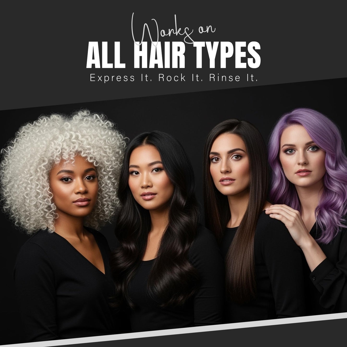 Herbishh Koloret Pastel Silver Hair Mist Spray (69g), Washable Temporary Dye for Light Hair, Fast-Drying Non-Sticky Metallic Tint, Travel-Friendly Root Touch Up for Women