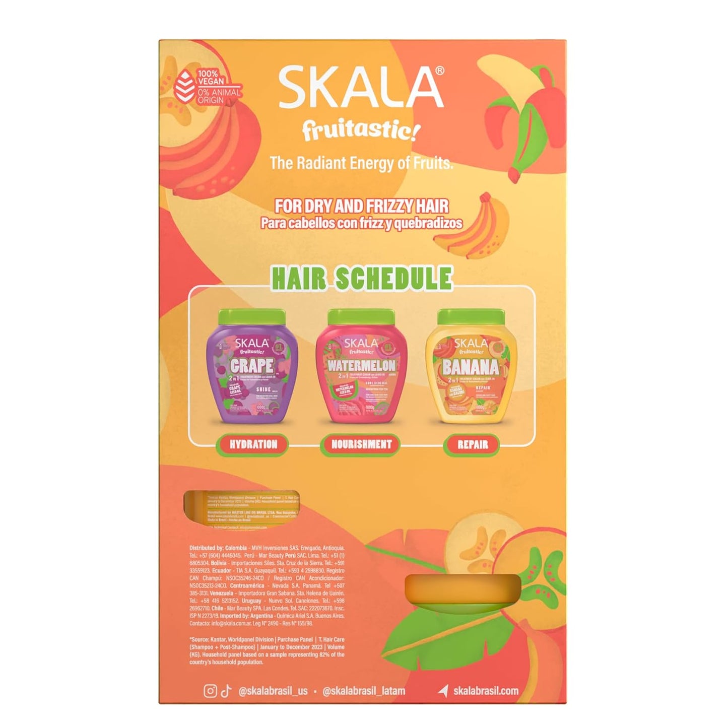 Skala Banana Shampoo & Conditioner Set - Nourishing Formula | 325ml