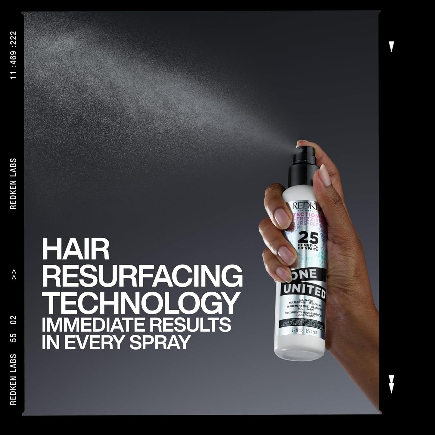 Redken One United Leave-In Conditioner - Multi-Benefit Treatment for All Hair Types | Heat Protectant & Detangler Spray
