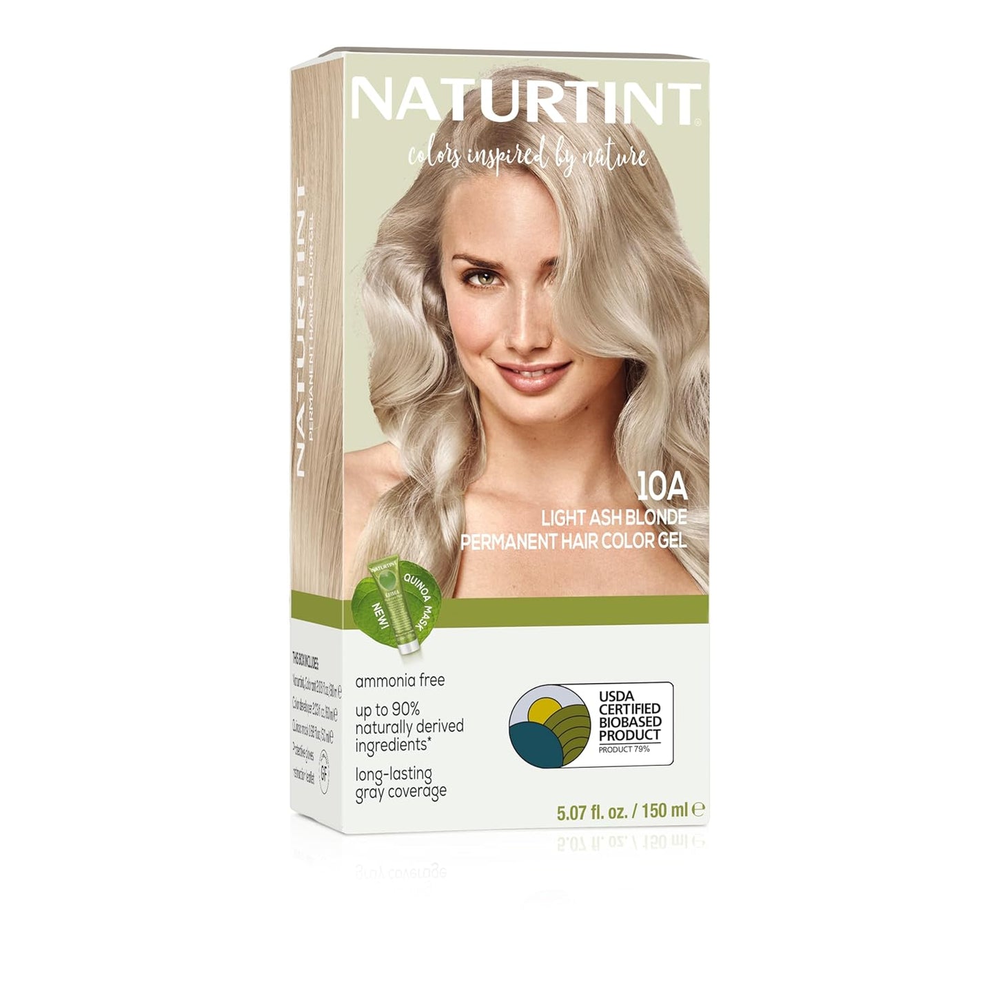 Naturtint 7N Hazelnut Blonde Permanent Hair Color | Ammonia-Free, Vegan, 100% Gray Coverage, Long-Lasting Results
