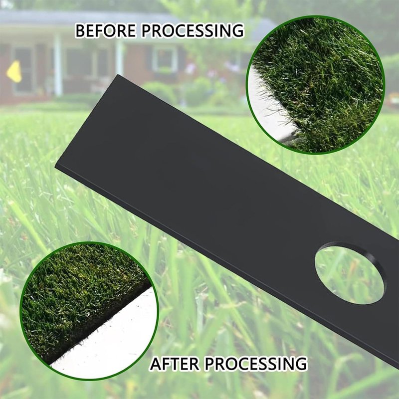 M_lapis 3pcs 613223 Edger Blades Compatible with Ryobi, Echo 720-237-001, Stihl 4133-713-4101, Maruyama 216062, Green Machine Edger 237001, (8" x 2") 1" Hole Suitable for Most edgers