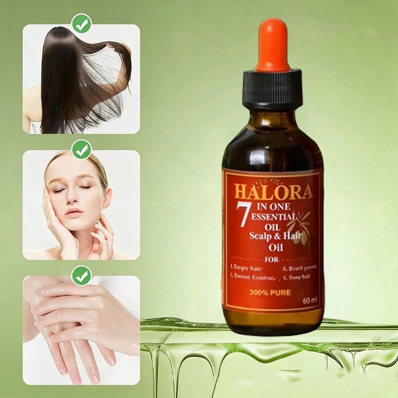 Hair Growth Oil - Nourishing Formula for Thicker, Fuller Hair | Lightweight & Non-Greasy (1 Pc)