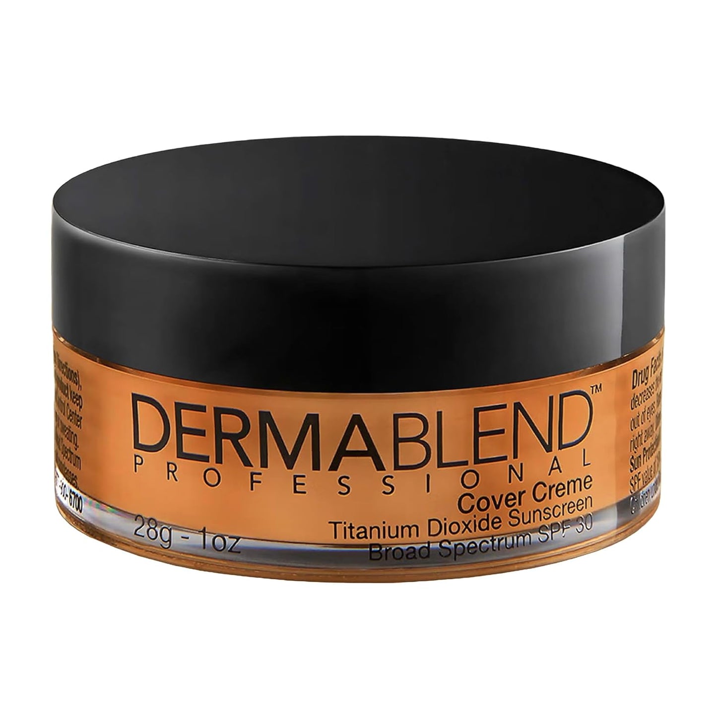 Dermablend Cover Crème Full Coverage Foundation - Hydrating Cream Concealer for Dark Circles & Blemishes | SPF 30, 1 OZ