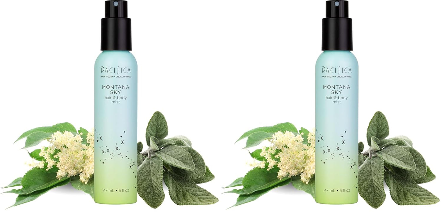 Pacifica Island Vanilla Hair Mist | Mood-Lifting Perfume Spray, Paraben-Free, Vegan, 6 oz