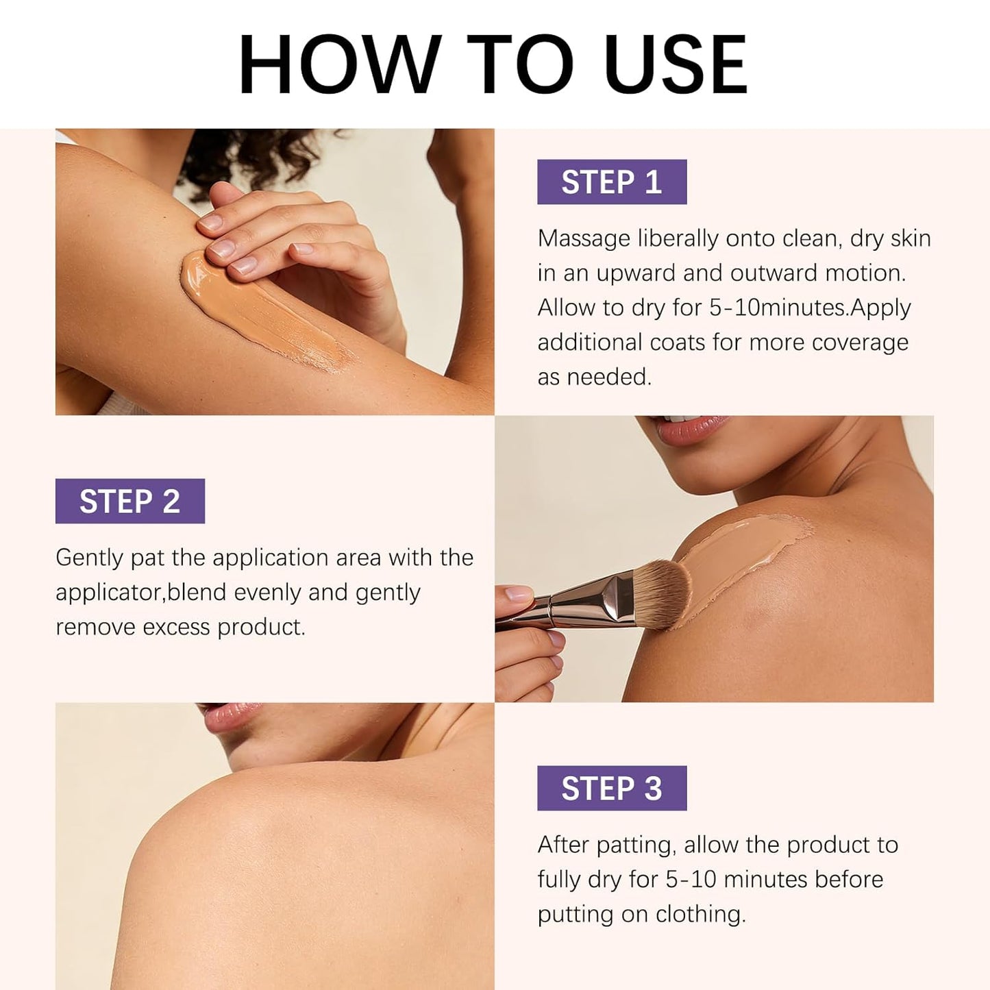 Tattoo Cover Up Makeup - Waterproof Full Coverage Body Concealer for Legs & Scars | Long-Lasting Natural Finish (Golden Radiance)
