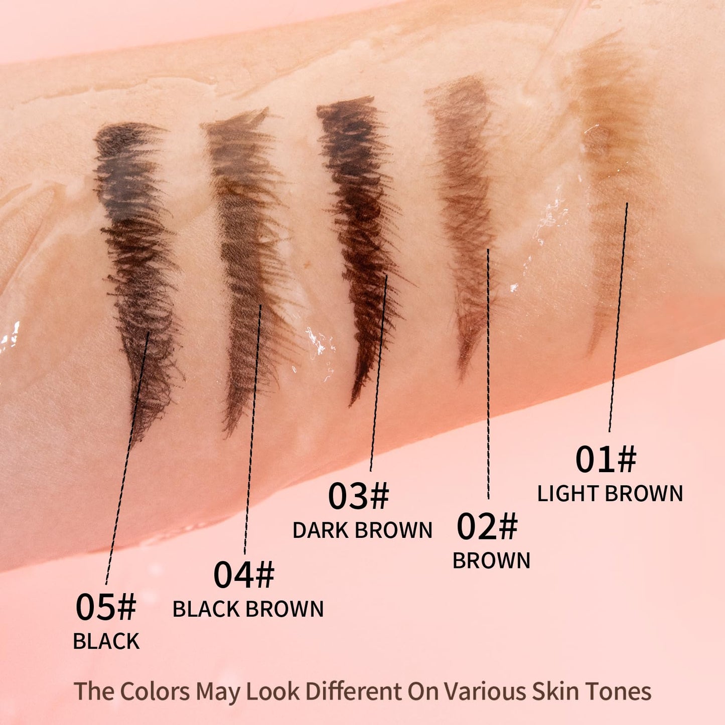 Eyebrow Pen - Eyebrow Pencils for Women, W3W Dual-Ended Microblading Eyebrow Pen, Micro-Fork-Tip + Ultra-Fine Brush Tip, Waterproof Smudge-Proof, Create Natural Hair-Like Brows (Light Brown)