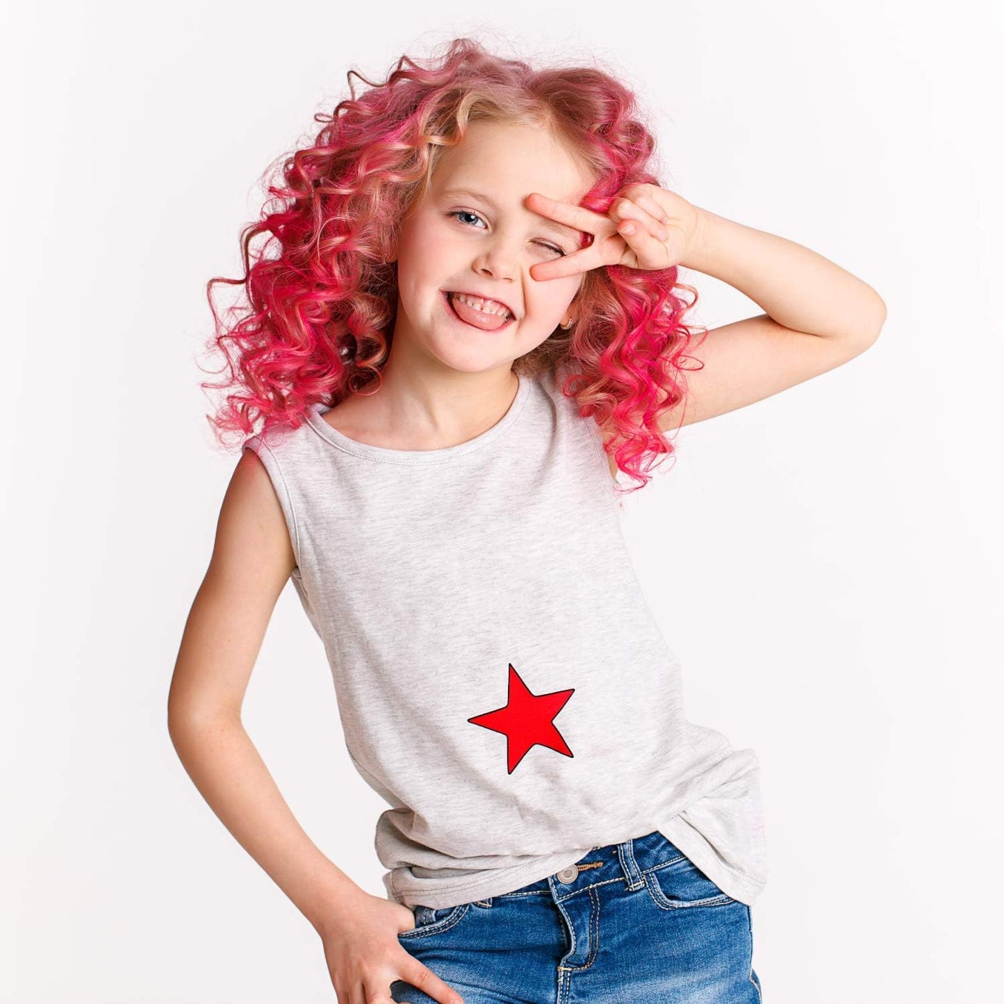 Hair Chalk Set for Girls - 10 Washable Temporary Color Pens | Perfect for Makeup, Dress-Up & Party Activities