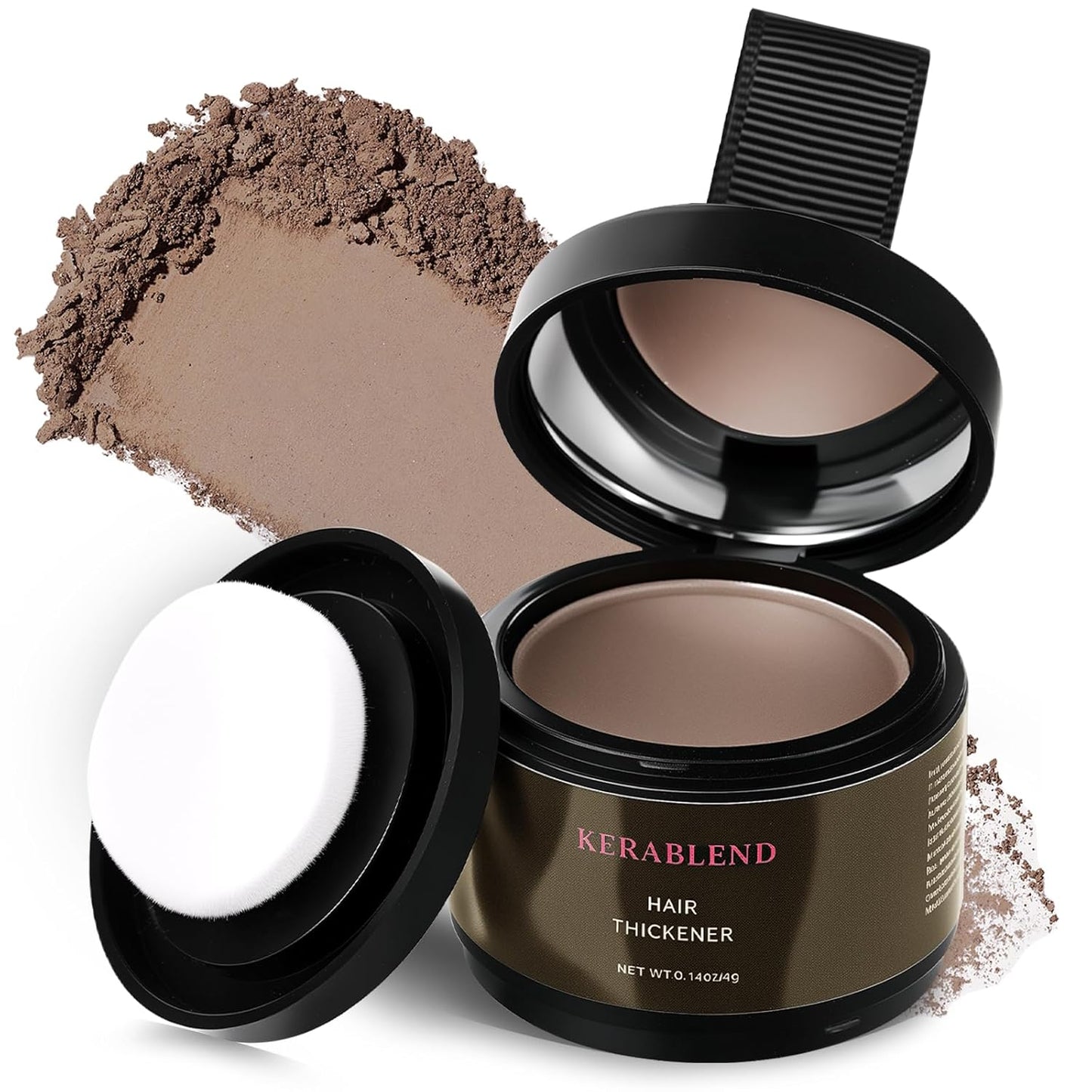 Hair Thickener - Magic Root Cover Up Concealer for Instant Coverage | Waterproof Touch Up (Light Brown)