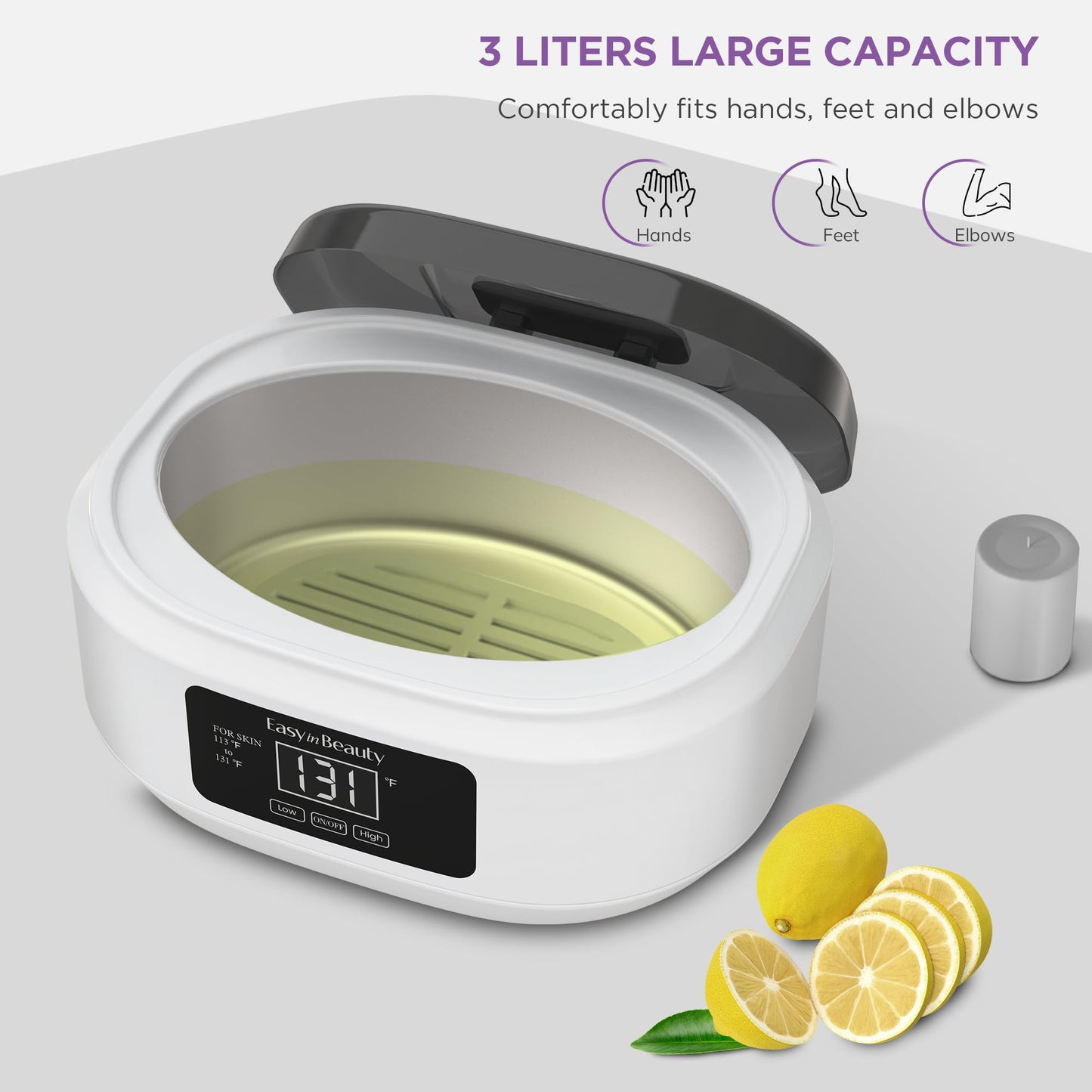 EASYINBEAUTY Paraffin Wax Machine for Hand and Feet with Paraffin Wax Kit