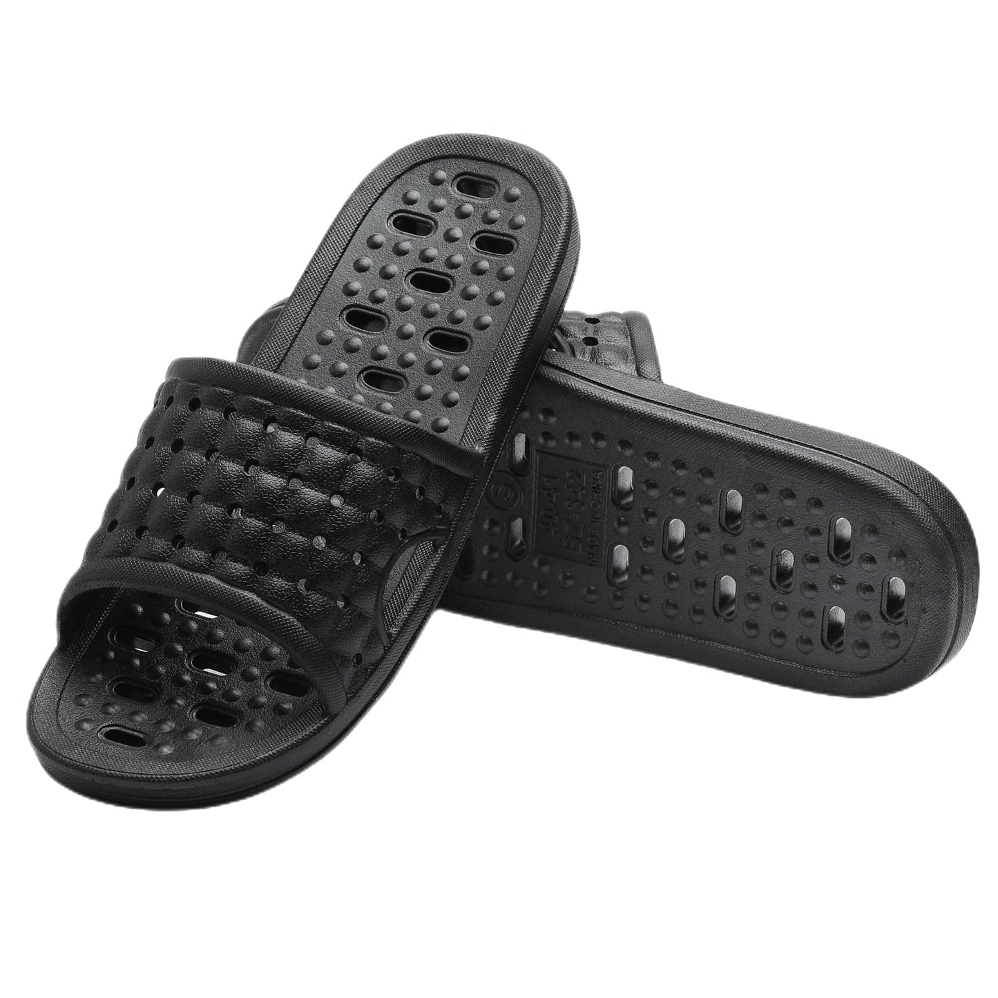 COZYAREA Shower Shoes Quick Dry Non-Slip Bathroom Slippers for Men Women Dorm Home Slides