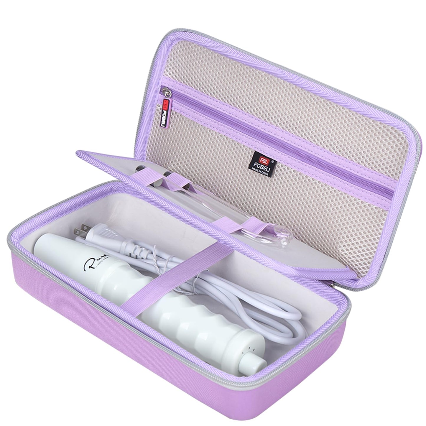 FBLFOBELI Hard Storage Case Compatible with NuDerma/for Houzzi/for Signstek/for APREUTY/for FAZJEUNE/for NewWay Professional Clinical Portable Handheld High Frequency Skin Wand Machine (Purple)