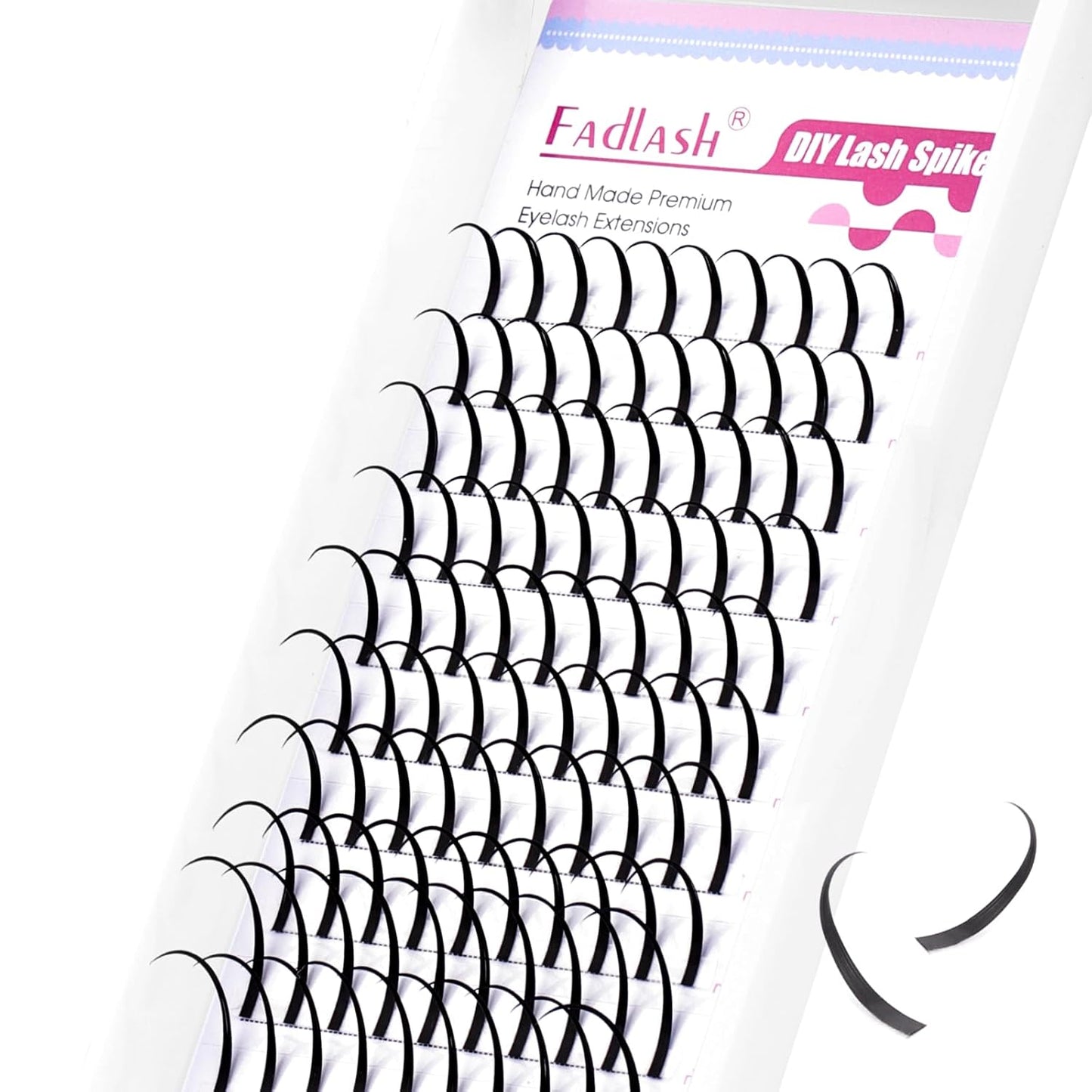 Cluster Lashes - D Curl Wispy Individual Eyelash Extensions for Natural Look | Reusable Fluffy DIY Kit (12-18mm Mix)