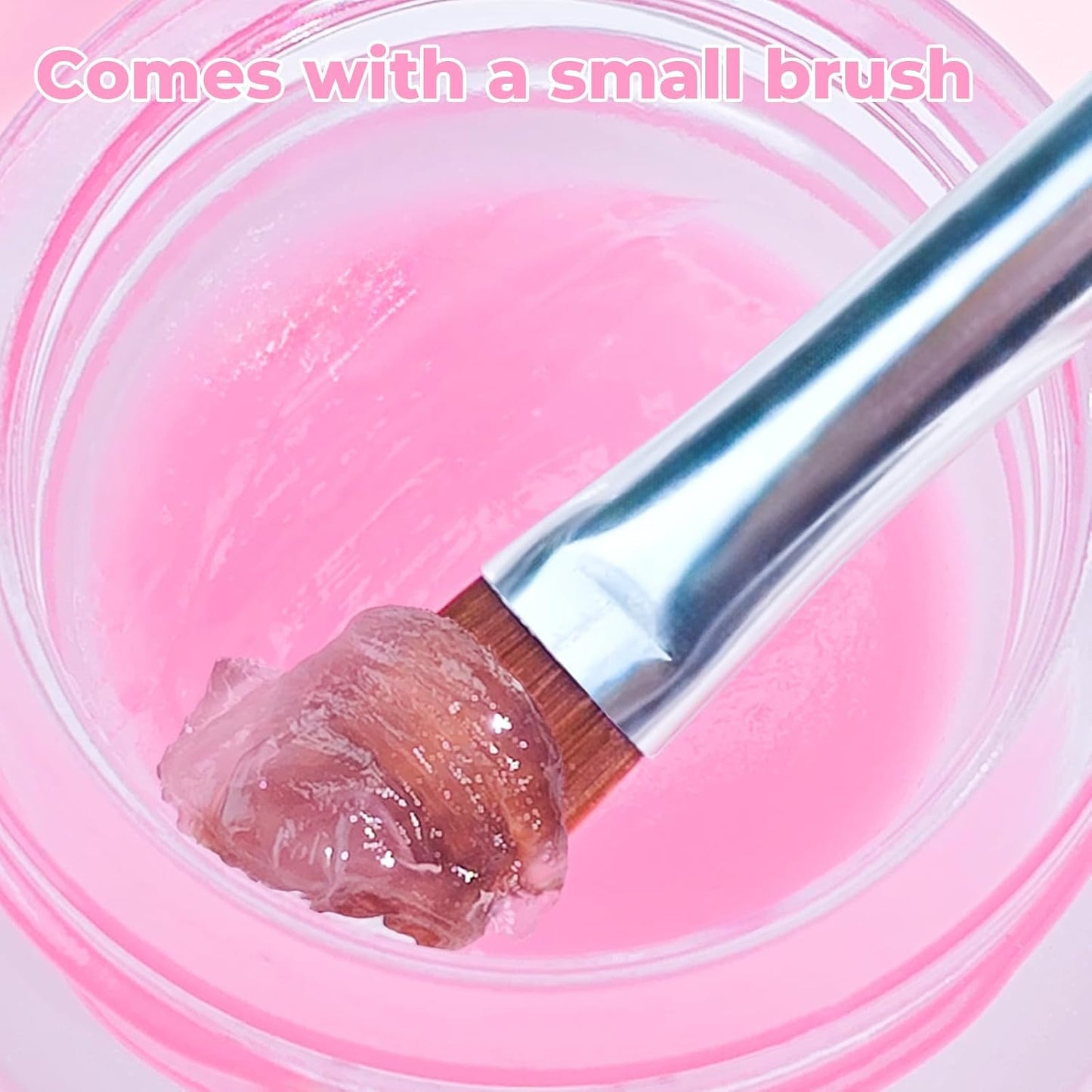 Libeauty Lash Lift Glue Balm - Super Sticky Brow Lamination & Eyelash Perm | Water Soluble, Gentle Fragrance, Pink Peach