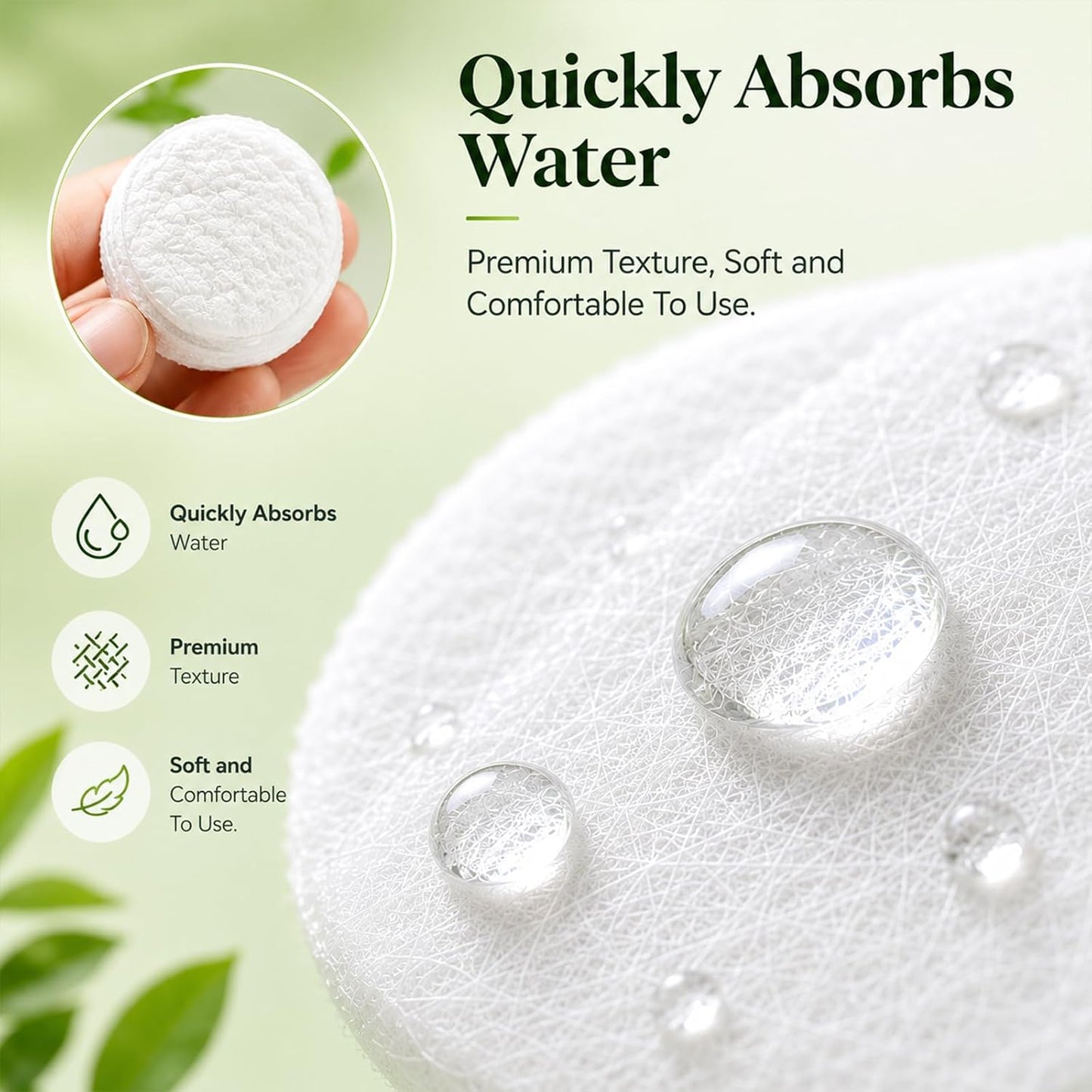 Hot Towel Dispenser Refills - 120 Pcs Disposable Compressed Face Towels for Spa & Home Use