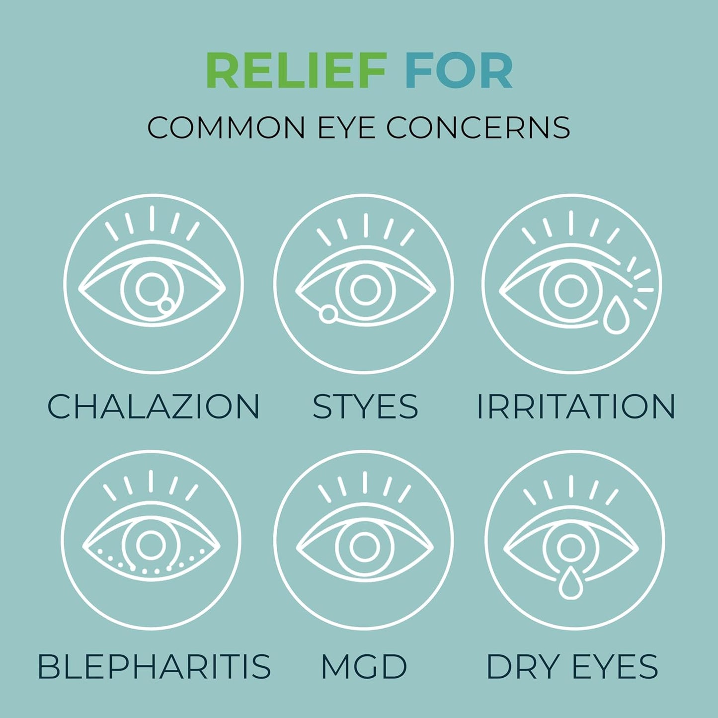 NOVEHA Tea Tree Oil Eyelid & Lash Wipes - Hyaluronic Acid, Green Tea & Chamomile | 60 Individually Wrapped Cleansers for Blepharitis & Itchy Eyes
