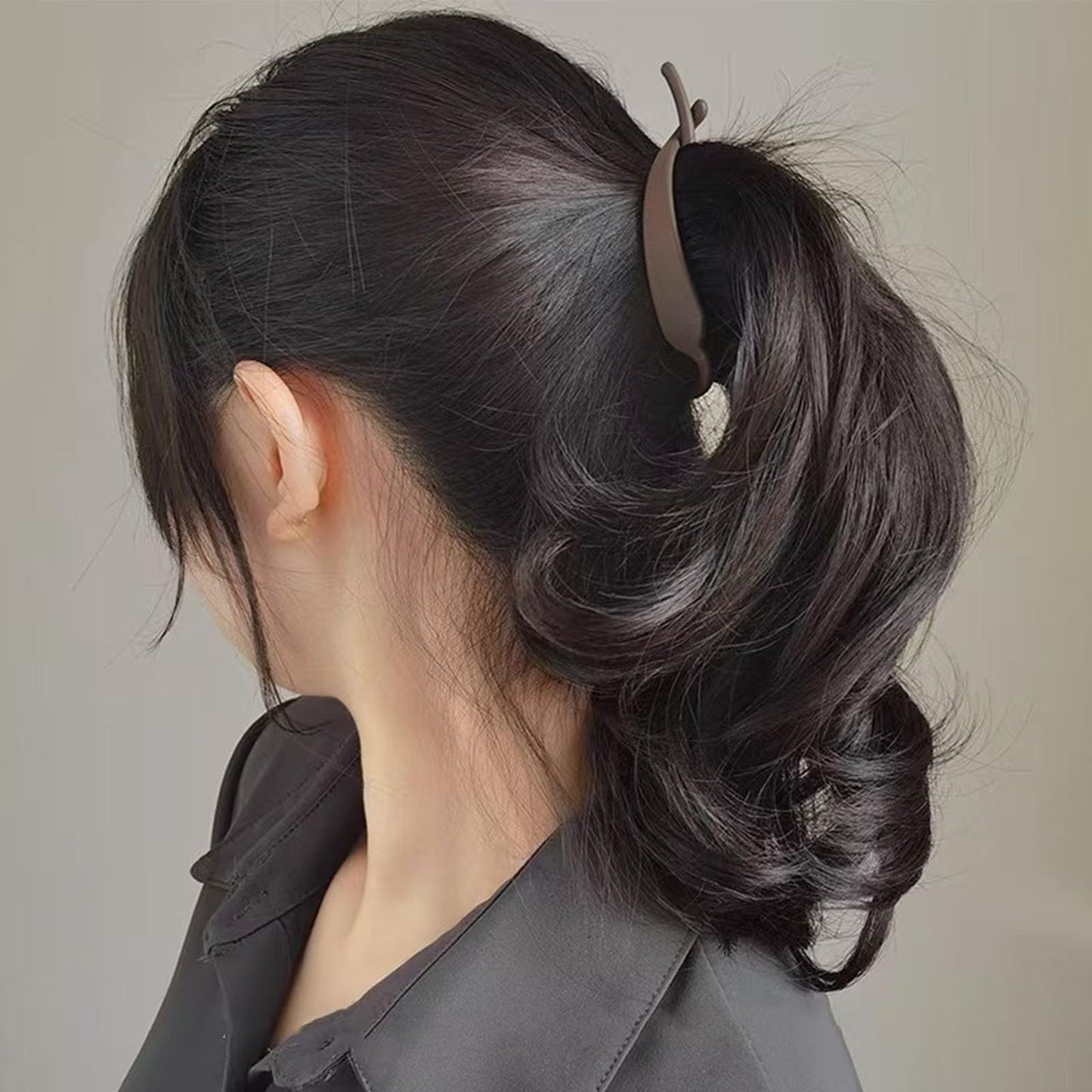 12 Pcs Banana Hair Clips for Women, French Twist Hair Barrettes, Flat Hair Claws, Minimalist Ponytail Holders, Strong Hold Hair Pins Fashion Hair Accessories for Girls Daily Wear