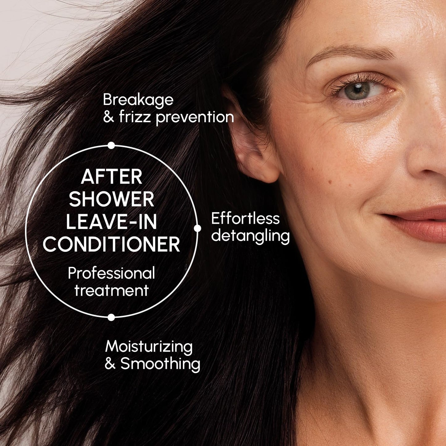 Leave In Conditioner for Curly Hair - Keratin Treatment for Dry, Damaged Hair - Deep Conditioning Mask - 5.4 FL OZ | 160 ML