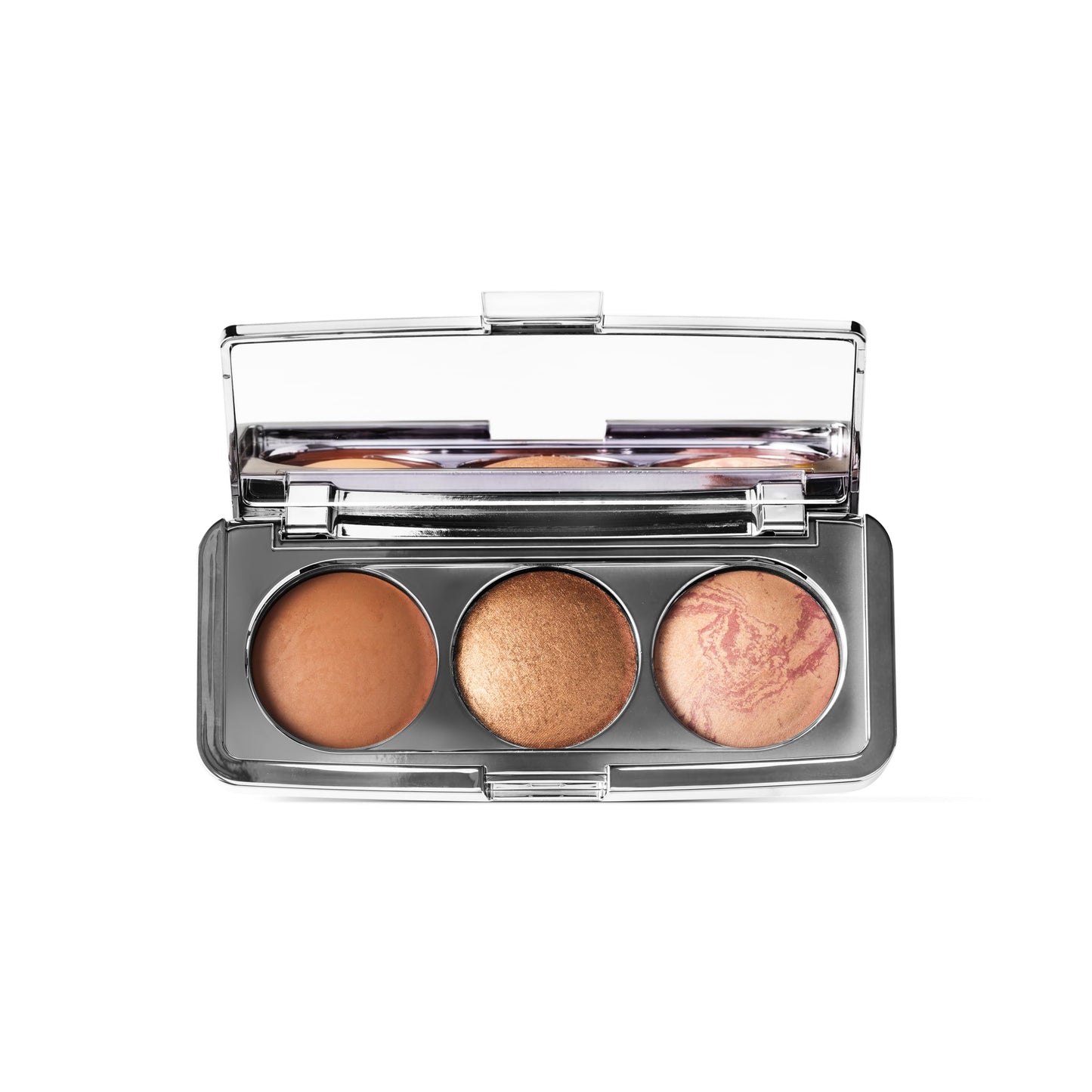 W7 Glow Theory Palette (Solar) - Face Makeup Palette with Matte Bronzer, Gold Shimmer Highlighter & Marbled Bronze Blush - Warm Bronze & Golden Tones