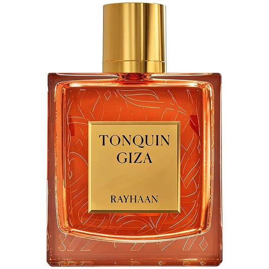 Rayhaan Tonquin Giza Eau de Parfum Spray - Gourmand Spicy Sweet Fragrance for Unisex | 3.4 Ounce / 100 ml