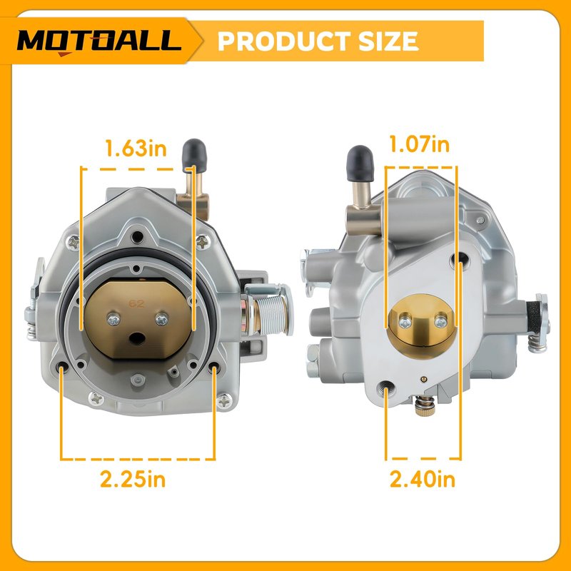MOTOALL 146-0496 Carburetor with Fuel Pump oil filter Kit for ONAN NOS B48G B48M P216G P218G P220G 146-0414 146-0479