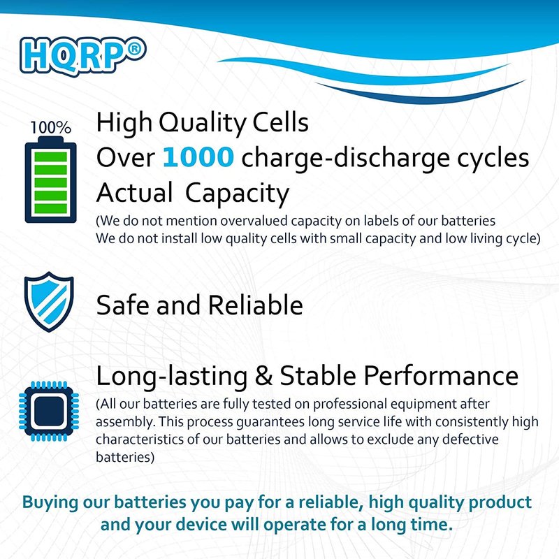 HQRP Battery Compatible with Philips Norelco 835RX 875RX 8825XL 8845XL 8846XL 885RX HQ8885 Razor/Shaver Plus Screwdriver