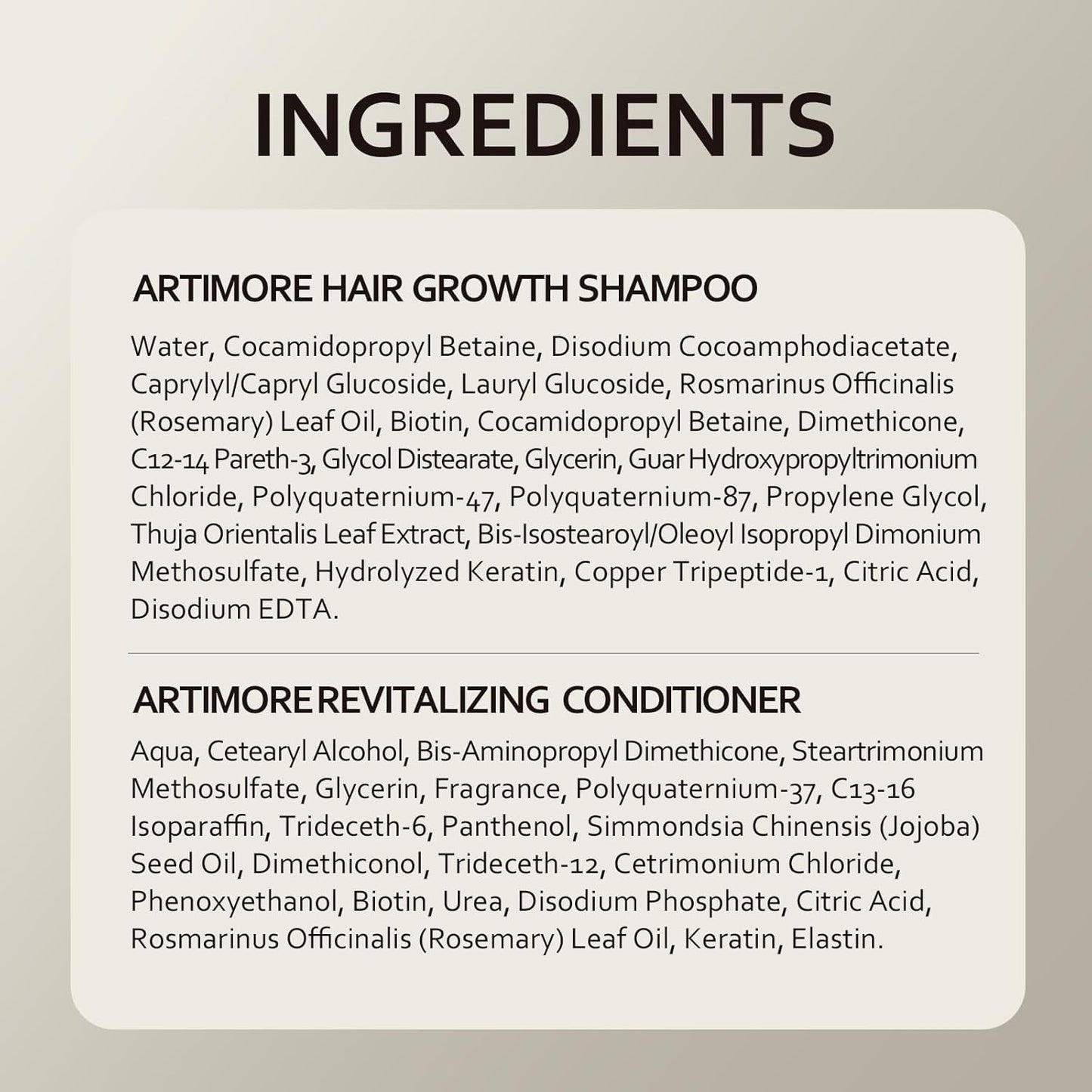 Hair Growth Shampoo & Conditioner Set - Biotin & Rosemary for Thinning Hair | Nourishes Scalp for Fuller, Healthier Hair