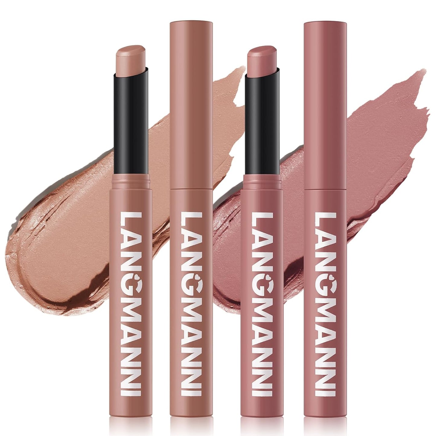 Velvet Matte Lipstick Set - 12 High Pigment Nude Shades | Long-Lasting Waterproof Lip Color for Women