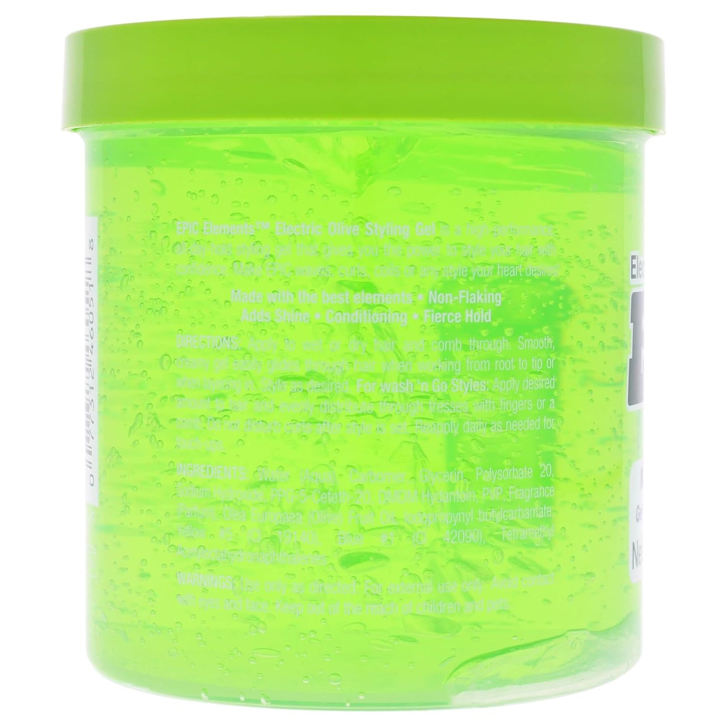 AmPro Pro Styl Protein Styling Gel - Moisturizing Hair Gel for Definition & Shine - Olive - 15 oz
