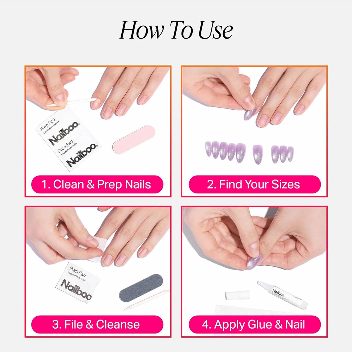 Press On Nails - Salon-Quality Reusable Fake Nails for Fast DIY Manicure | Exotic Emerald with Strong Hold Glue & Nail File