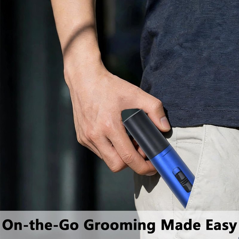 Todetana Nose Hair Trimmer for Men & Women, Painless Electric Nose & Ear Hair Trimmer, 360° Precision Trimming, USB Rechargeable, Easy Clean, Portable Grooming Tool, 2 Pack