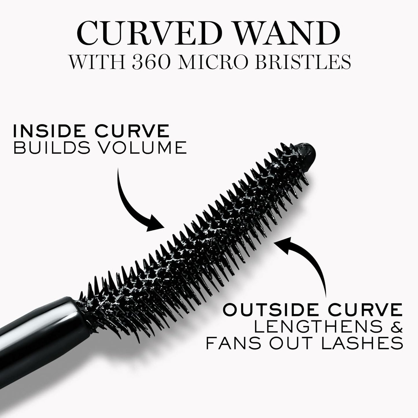 Lancôme Lash Idôle Mascara - Lash-Lifting & Volumizing Formula for Instant Volume | Smudge-Proof, 24-Hour Wear, Black