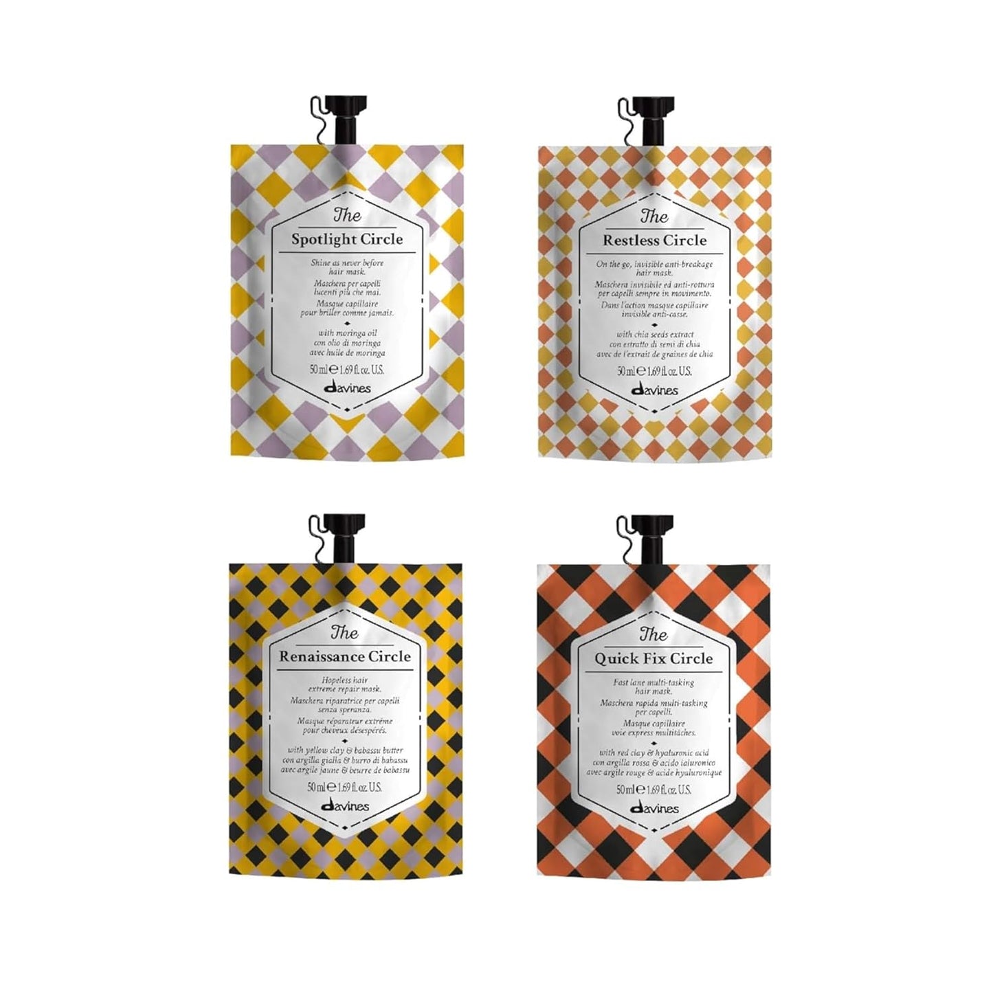 Davines Travel-Sized Hair Mask & Scalp Treatment - Nourish, Shine, Repair | All Hair Types