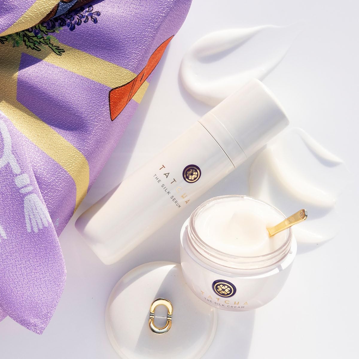 TATCHA The Silk Firming Set - Anti-Aging Serum & Cream Duo | Luxurious Skincare Gift Set
